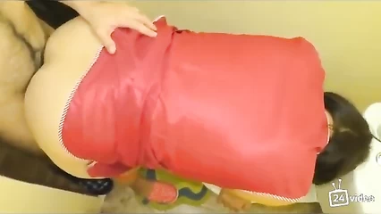 Inserted by mother-in-law in the toilet