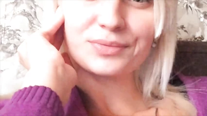 Posing in front of a webcam