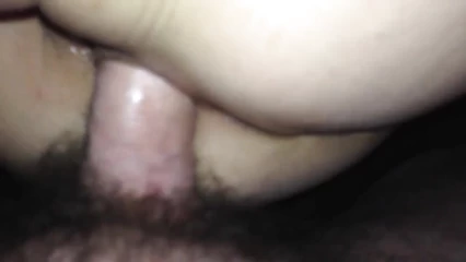 Kneads his whore's anus with his dick