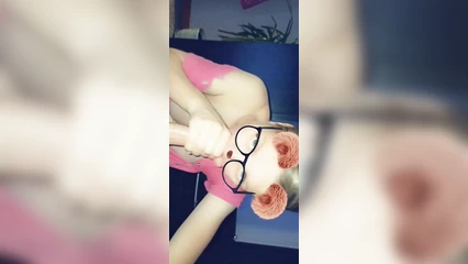 Sprayed sperm into Katya's hand