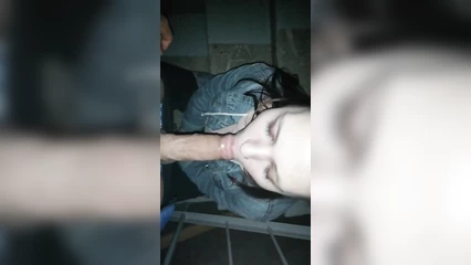 Sucked a married man's dick in the entrance