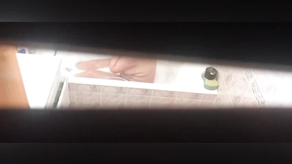 Goddess in the bathroom