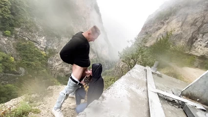 Slept in the mountains after the rain