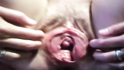 Mother-in-law's pussy after sex