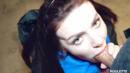 Gave a blowjob to a stranger in the garage