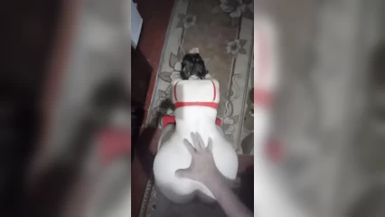 Sasha spanks Masha