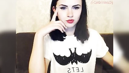 Marina from Dnepr on camera