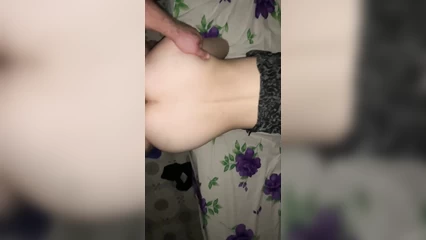 Ksyusha finished his pussy full