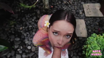 Gentle blowjob, cum in my mouth