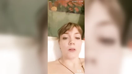 The whore showed her breasts