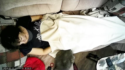 Woman having fun on hidden camera 8
