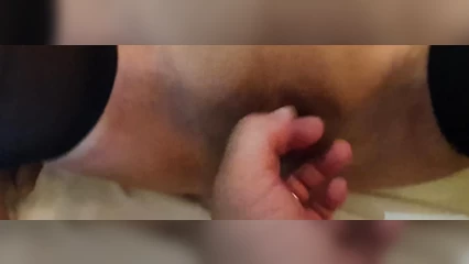 Stuck my fingers in the hole