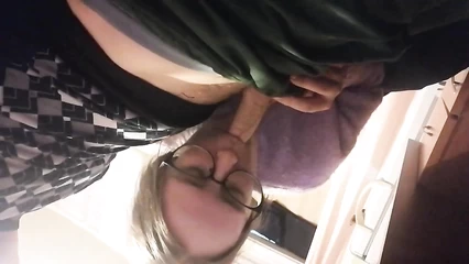 I get high, and my wife sucks with her mouth