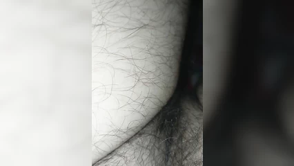 Hairy pubis