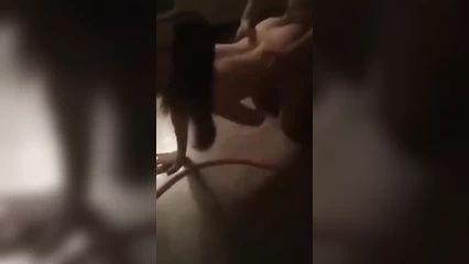The girl films how her friend is fucked