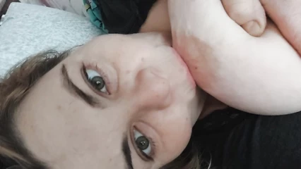 Valya from Kovel caresses nipples