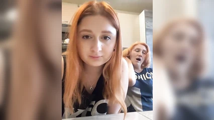 Mom and daughter went live