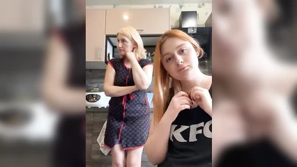 Mom and daughter went to stream 3