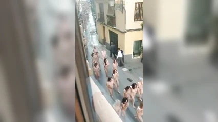 Mass race of prostitutes