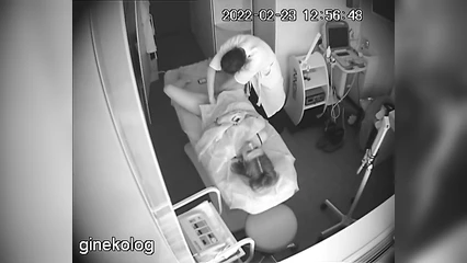 Hidden camera in the gynecologist's office