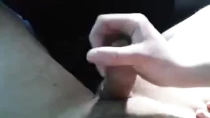 I jerked off and fucked my mistress in the car