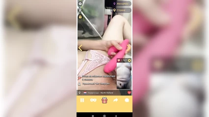 I jerk off in a video chat with a young girl