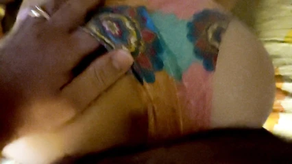 She gave it to me standing on all fours so that he would cum on her ass