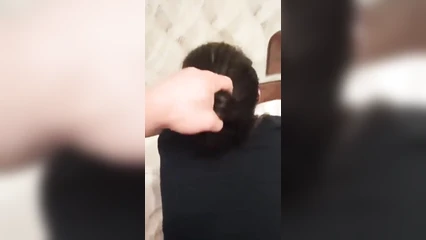 She easily put her pussy in a doggy style position