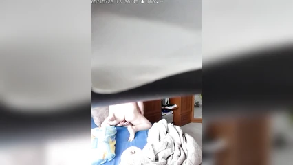 Installed a camera in the bedroom