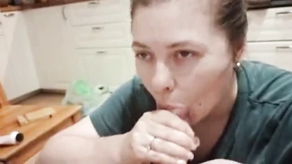 Friend's wife Natasha swallows my cock