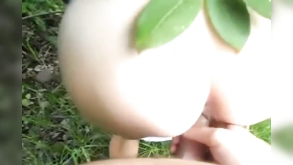 I fucked a cute stranger in nature