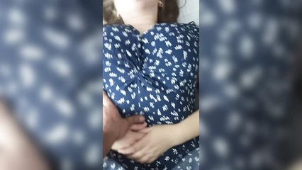 I fuck a chubby girl in a dress at home