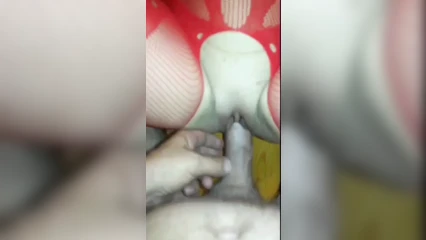 After the dildo the big dick went in easily