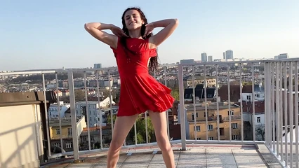 Mischievous behavior on the roof