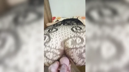 Penetrates wife's anus with phallus