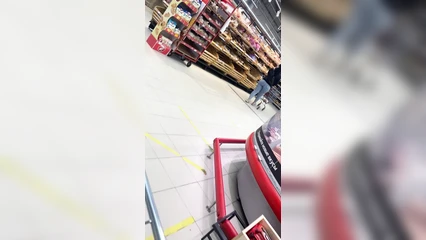 Spying on women in the store