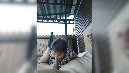 Sucked at the dacha