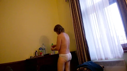 My wife walks around the house in her underwear in the morning