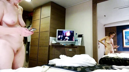 Wife walks around the house naked