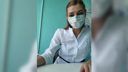 Beautiful nurse masturbates at work 3