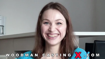 Woodman interviews the model twice