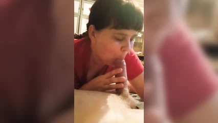 Olya strokes Sasha's dick