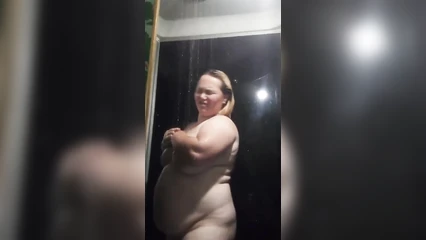 Friend's mom in the shower