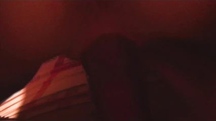 Oksanka sits on a vibrator