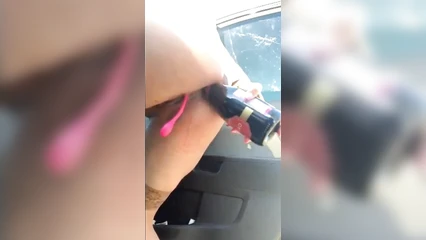 I jerked off my ass with a bottle