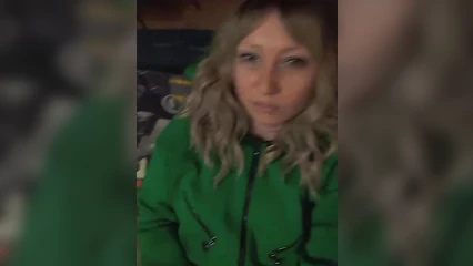 Curly blonde's pussy