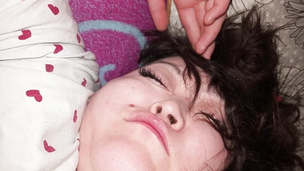 Drunk Kazakh woman