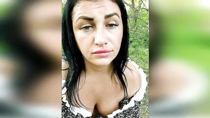 В лесу с соседкой