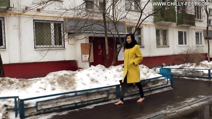 Have a nice walk on the melted snow
