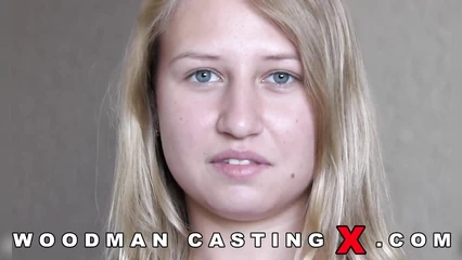 Mulana Blanca gave a throat blowjob at Woodman's casting